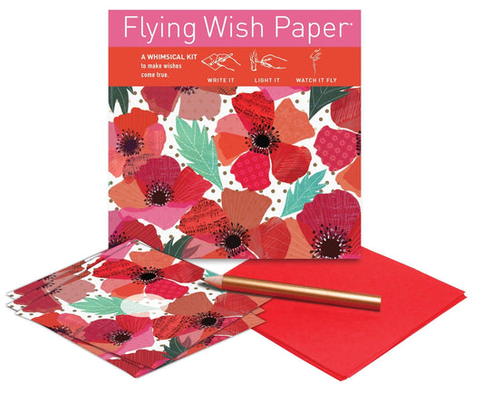 POPPIES / Mini Kit / 15 Wish Papers + All Accessories - Spiral Circle