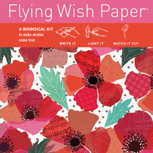 POPPIES / Mini Kit / 15 Wish Papers + All Accessories - Spiral Circle