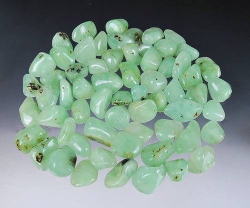 Prehnite | Tumbled | Unconditional Love - Spiral Circle