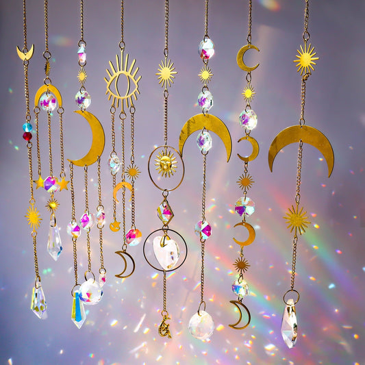 Prism Suncatcher - Spiral Circle