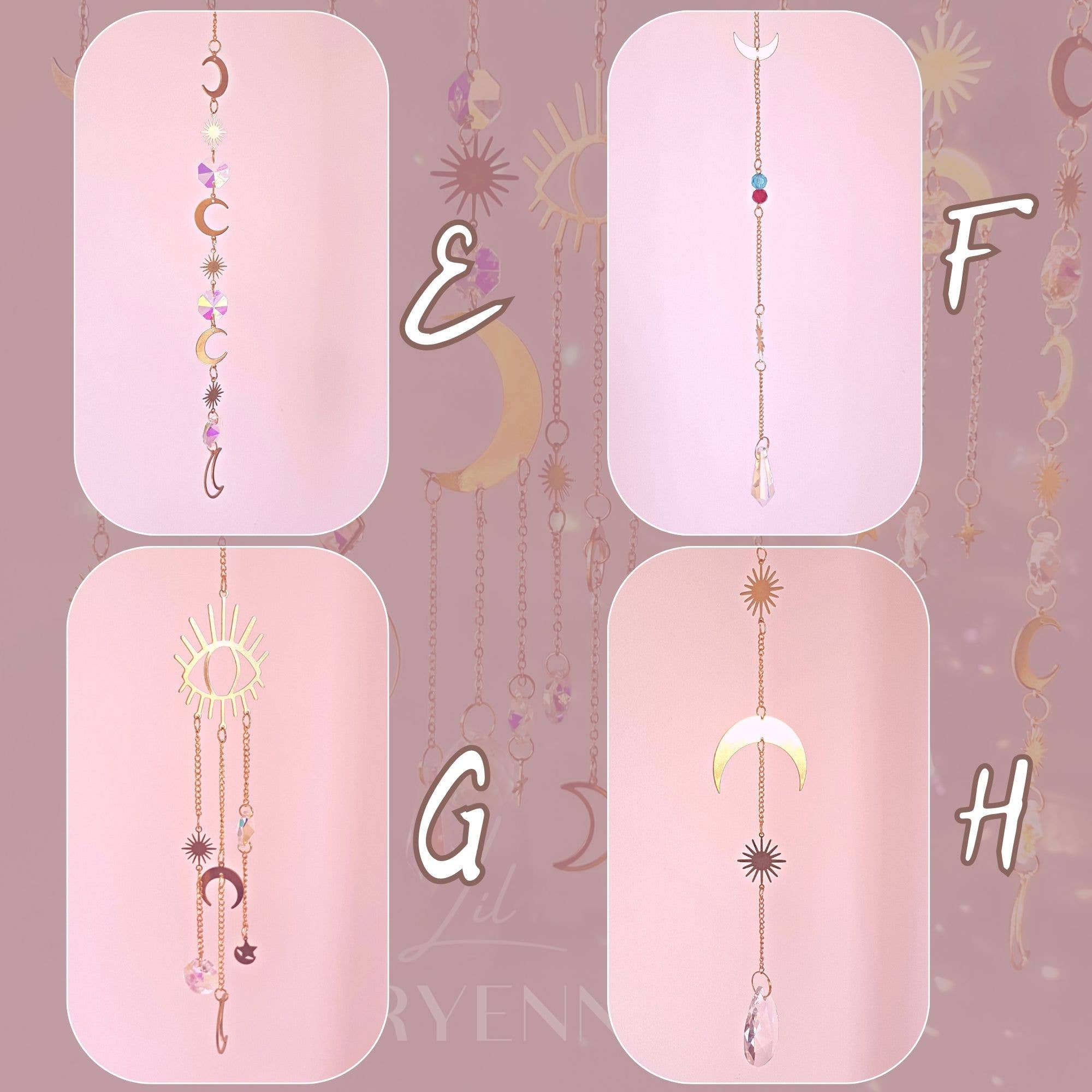 Prism Suncatcher - Spiral Circle