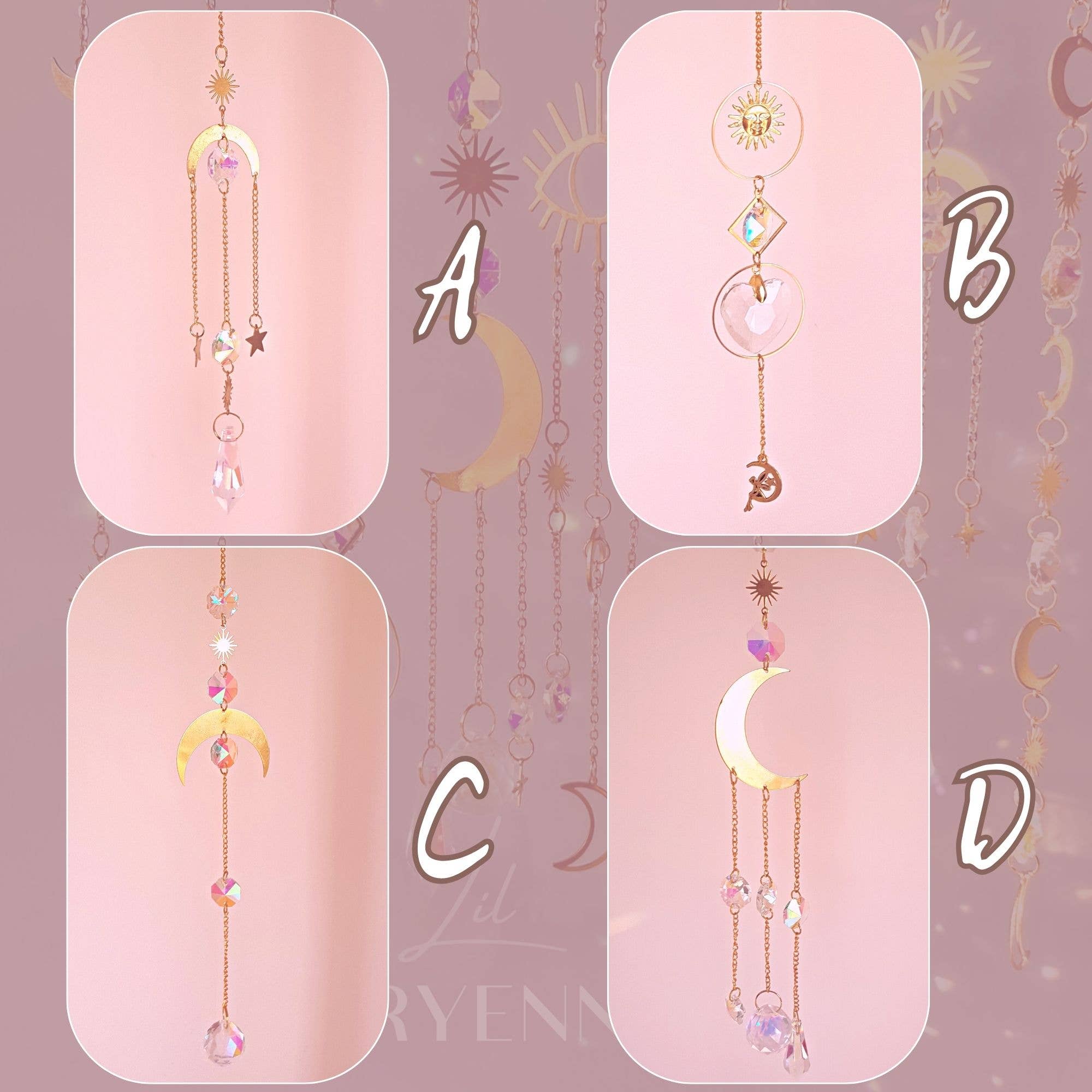 Prism Suncatcher - Spiral Circle