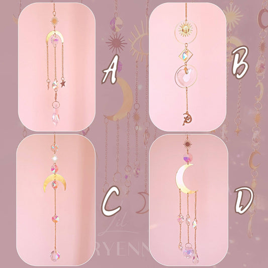 Prism Suncatcher - Spiral Circle