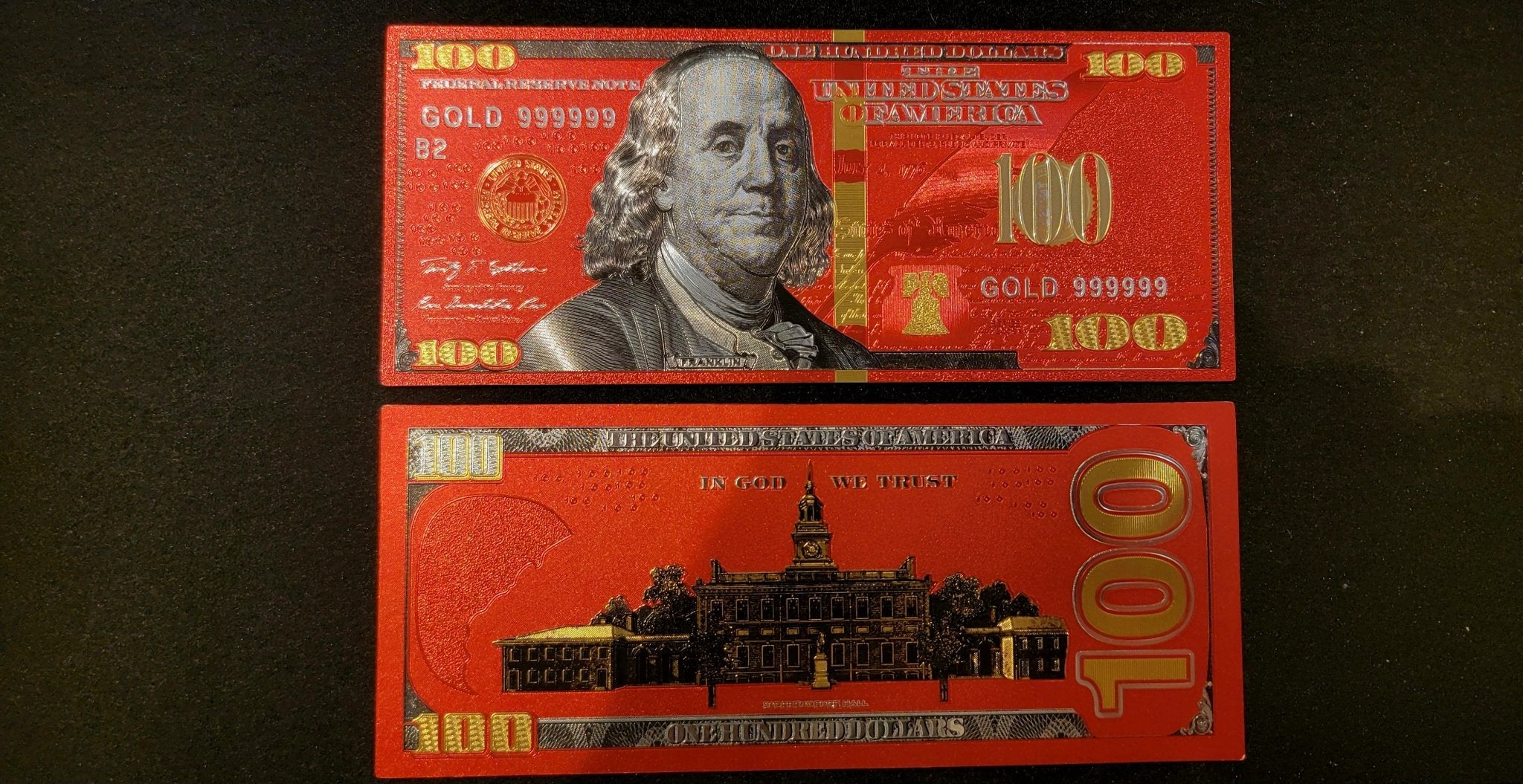 Prosperity Money | Metallic Foil - Spiral Circle