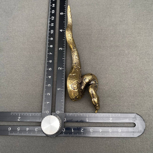 Python | Brass Figurine - Spiral Circle
