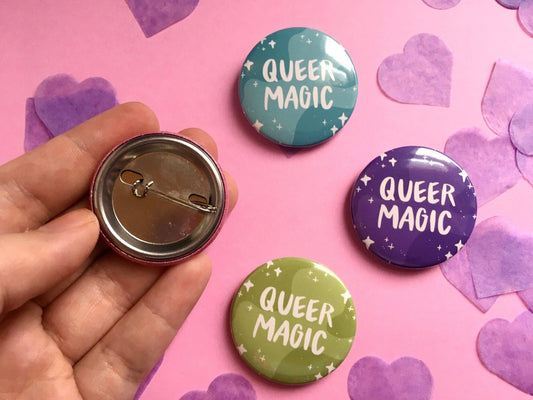 Queer Magic Pins (Assorted) - Spiral Circle