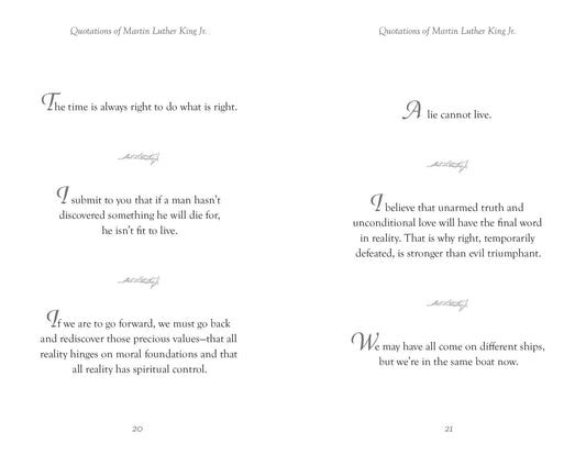 Quotations of Martin Luther King - Spiral Circle