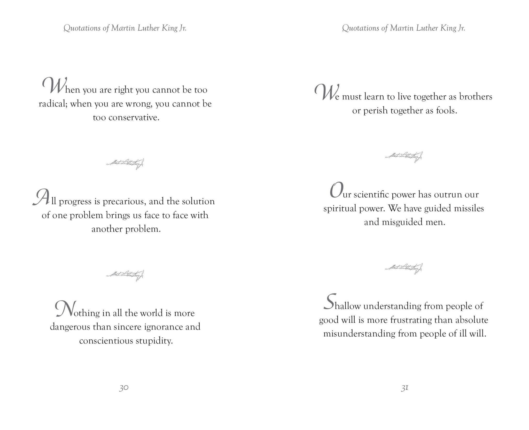 Quotations of Martin Luther King - Spiral Circle