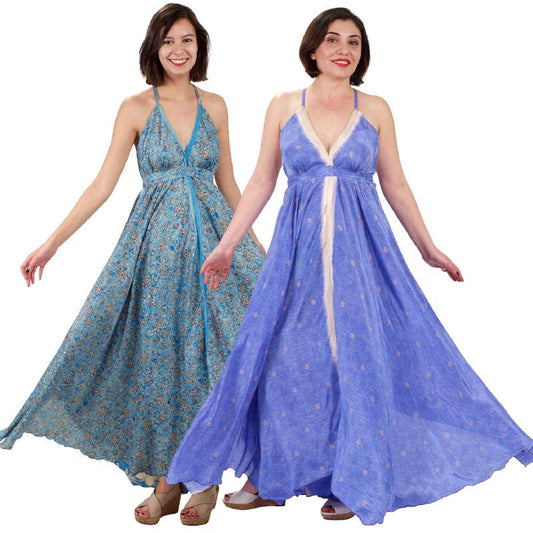 Racer Back Swing Dress - Spiral Circle