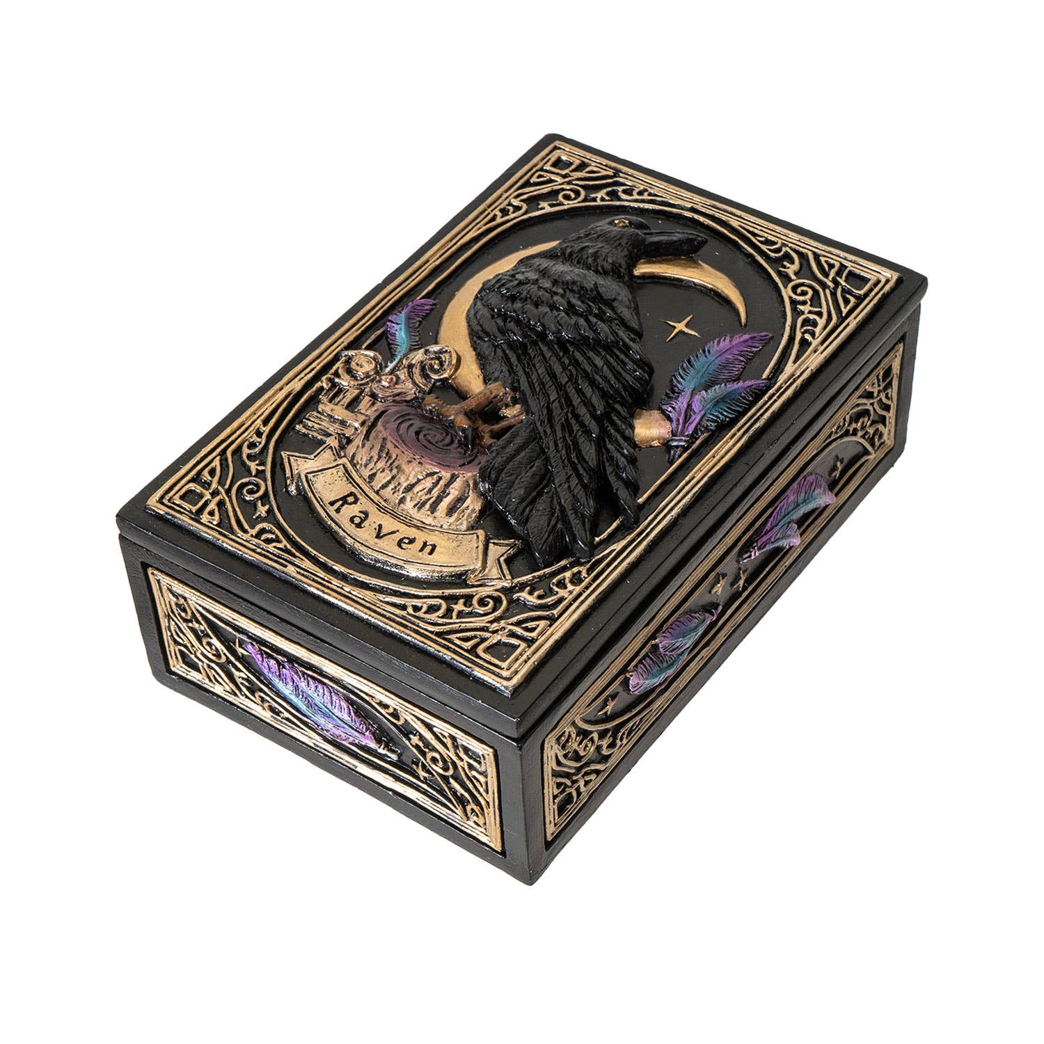Raven Tarot Box - Spiral Circle