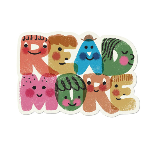 Read More sticker - Spiral Circle