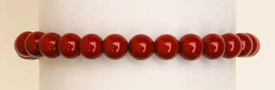 Jaspe, Rojo | Empoderamiento y Fuerza | Pulsera con cuentas de piedra | 6mm