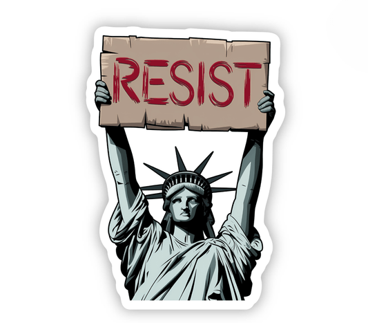 Resist Sticker - Spiral Circle