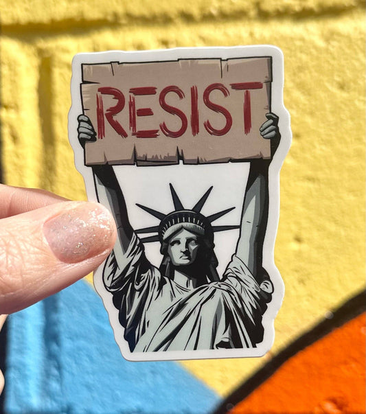 Resist Sticker - Spiral Circle