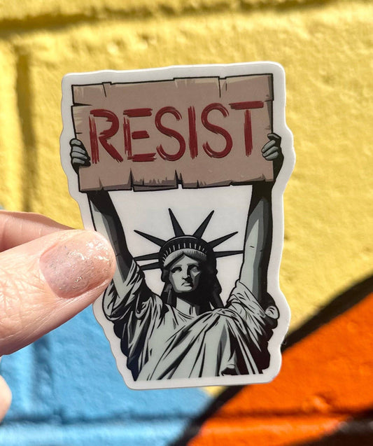 Resist Sticker - Spiral Circle