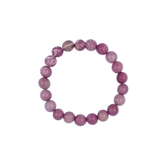 Rhodonite Beaded Bracelet | Compassion | 8mm - Spiral Circle