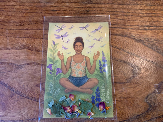 Rooted Messages|Soul Cards| Alter Greetings Cards - Spiral Circle