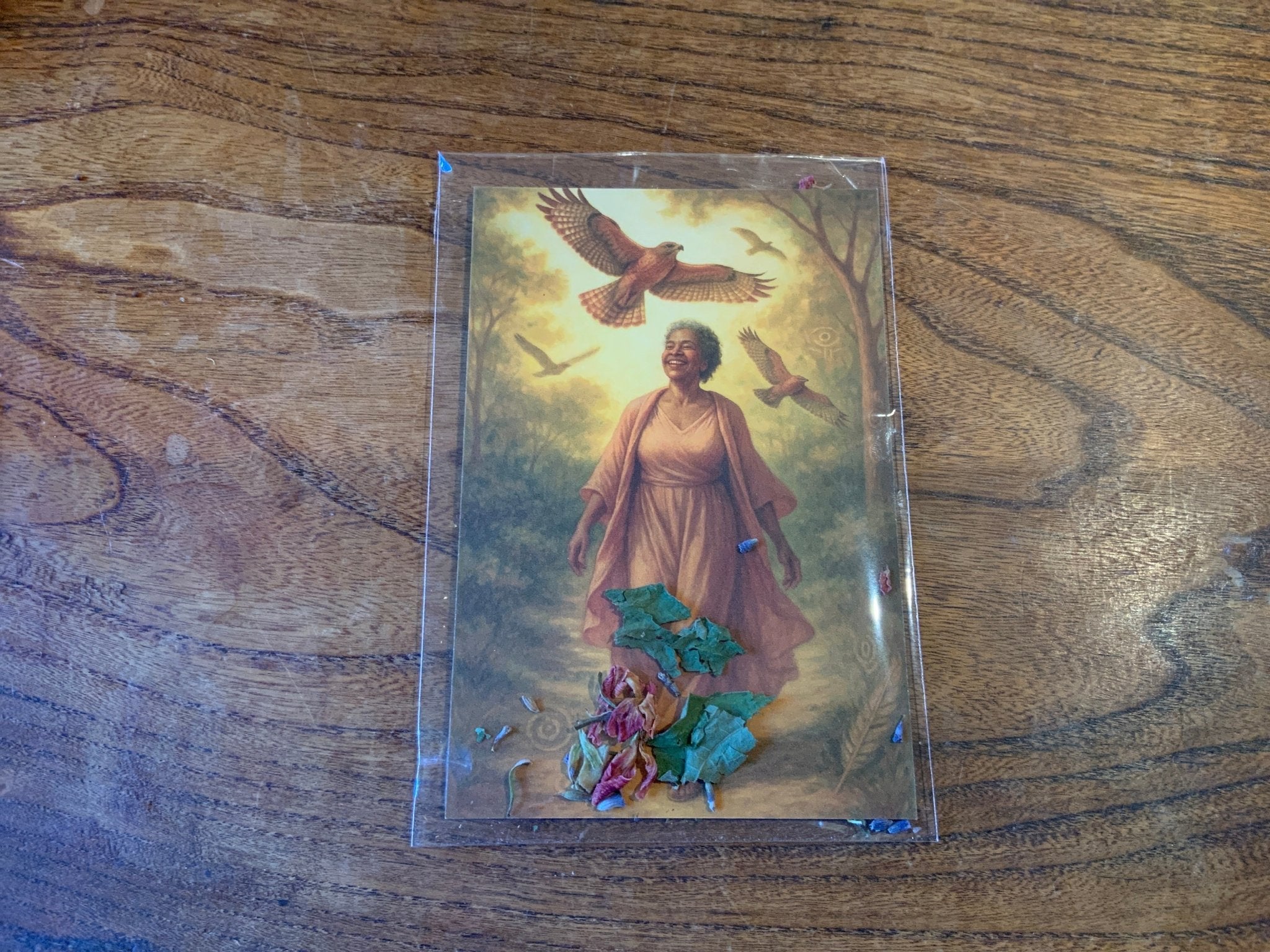 Rooted Messages|Soul Cards| Alter Greetings Cards - Spiral Circle