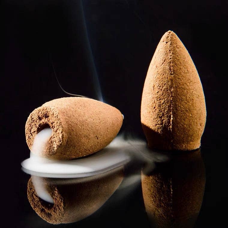 Rose High Perfume Backflow Cones by Sree Vani sticks scent - Spiral Circle