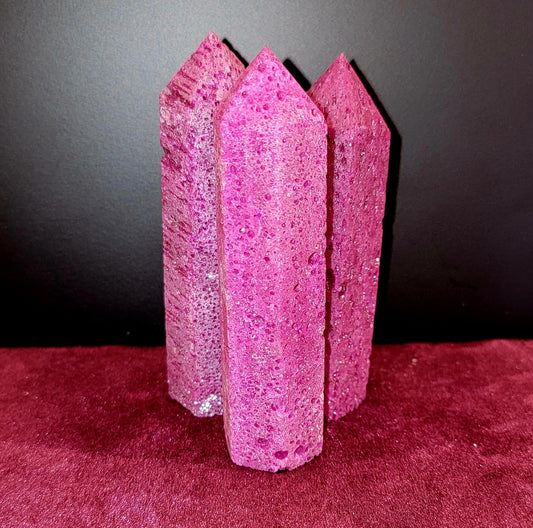 Ruby Corundum Generator | 3.5" - Spiral Circle