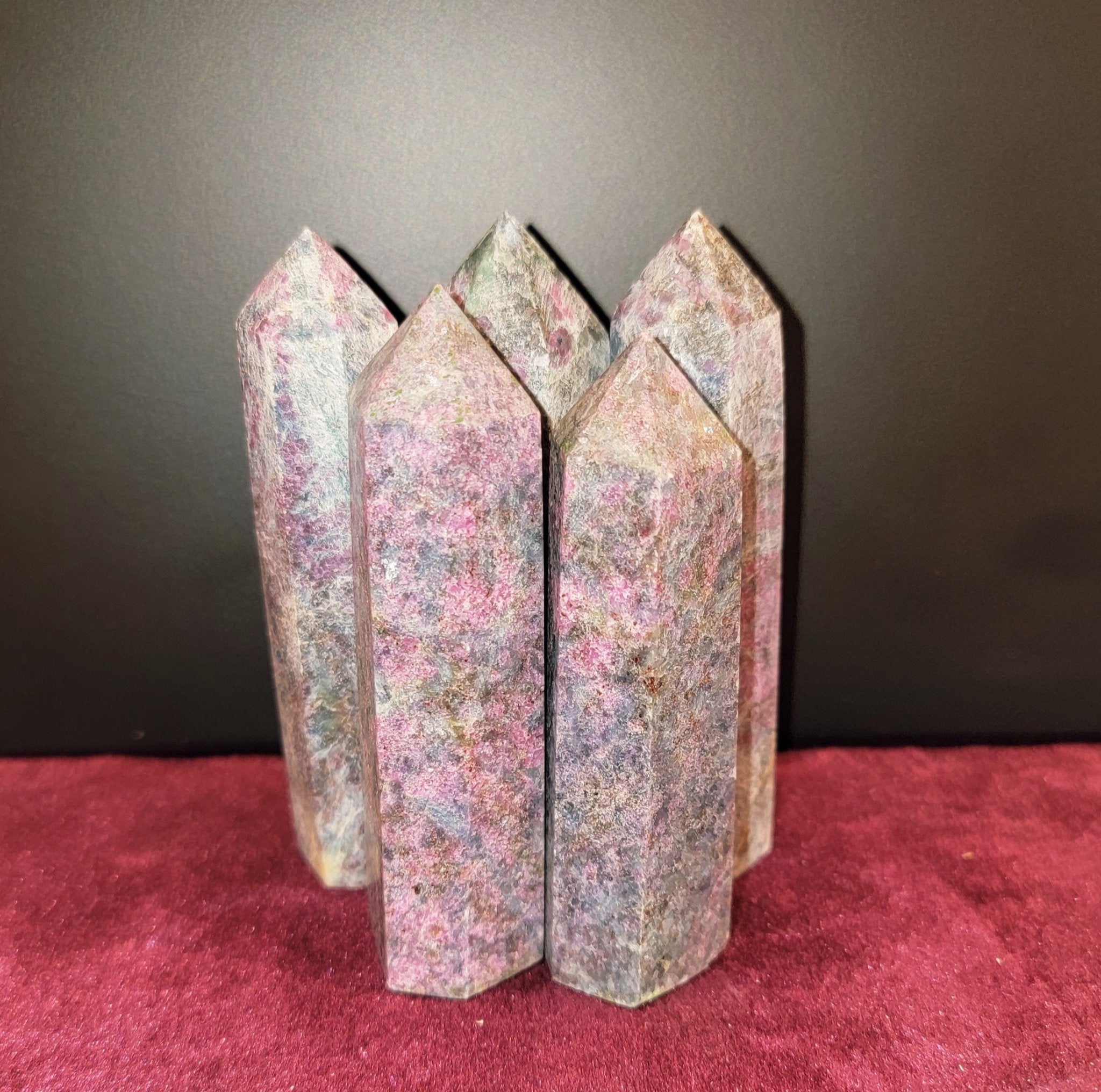 Ruby Kyanite Generator | 4" - Spiral Circle