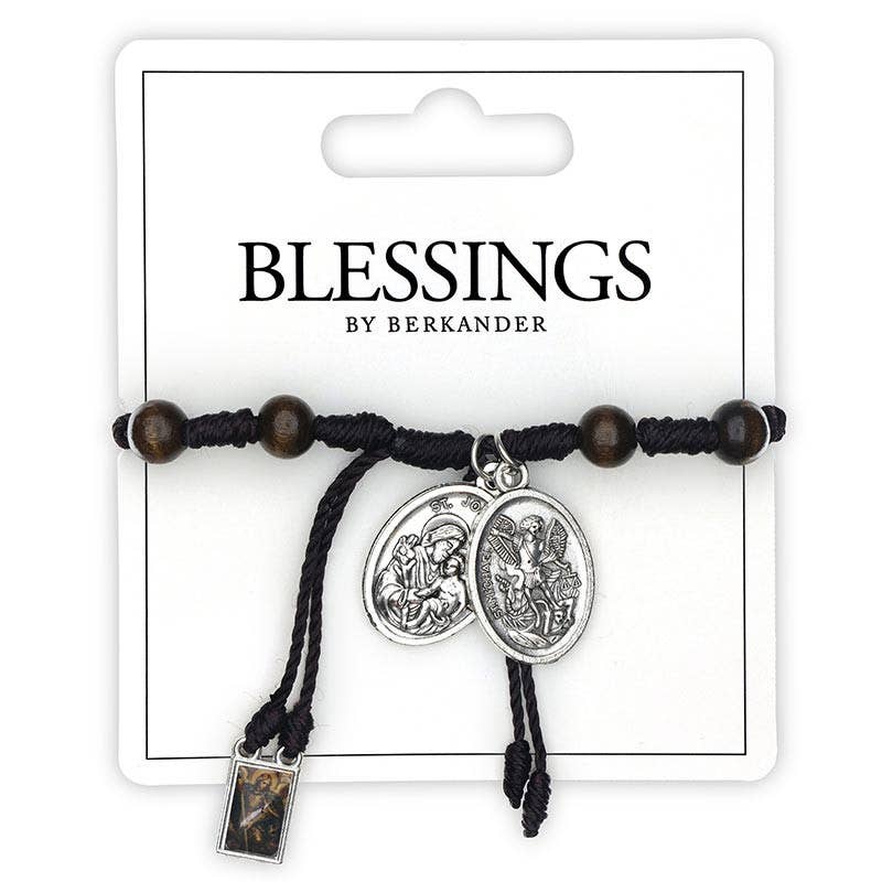 Saint Michael Rosary Bracelet - Spiral Circle