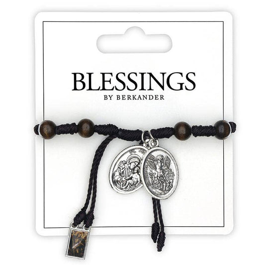 Saint Michael Rosary Bracelet - Spiral Circle