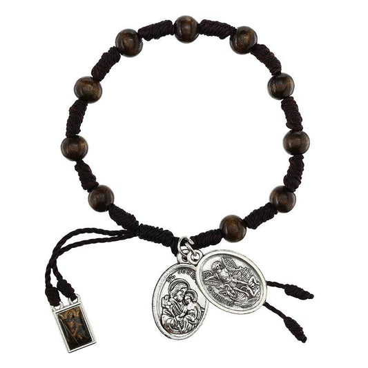 Saint Michael Rosary Bracelet - Spiral Circle