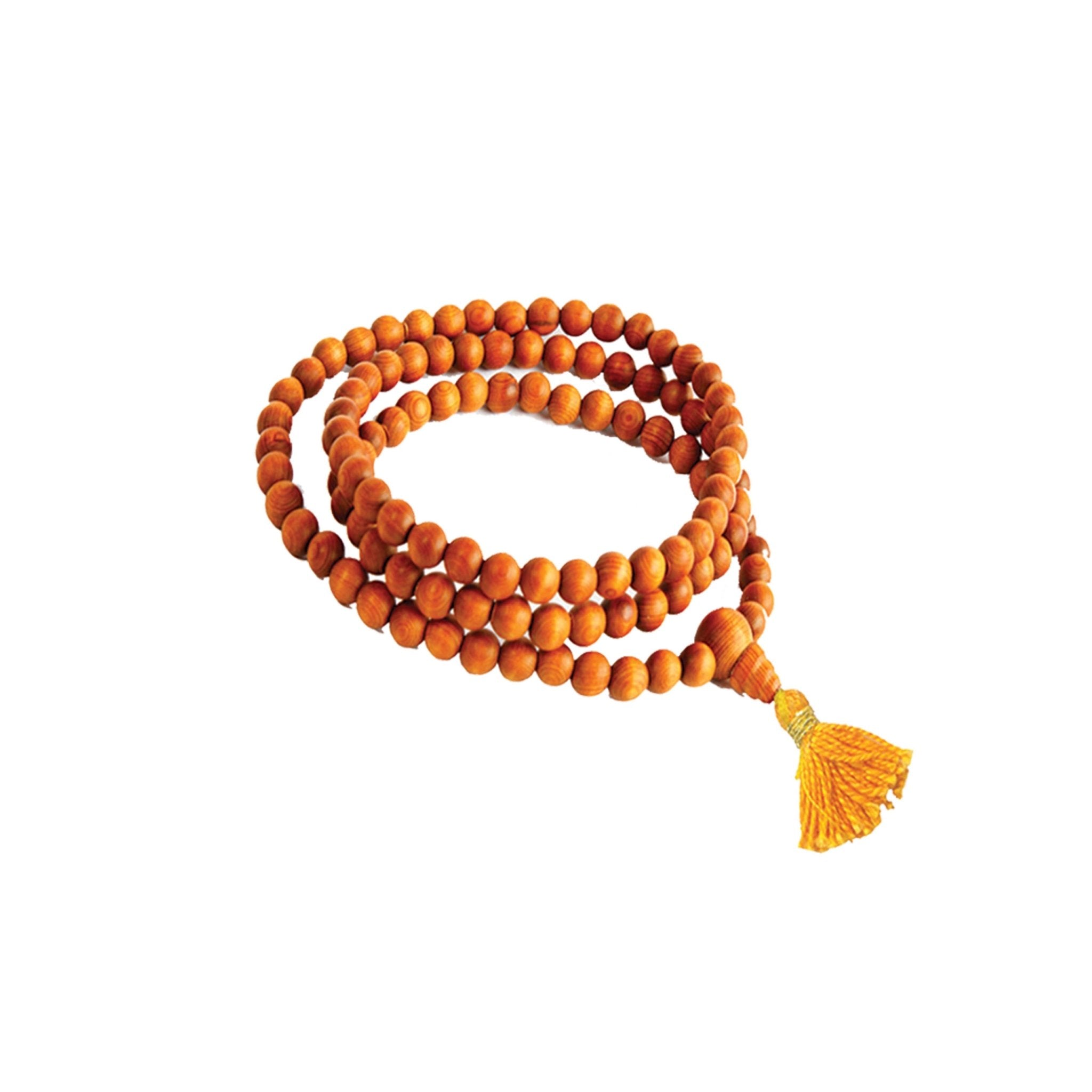 Sandalwood Chandan Mala Beads - Spiral Circle