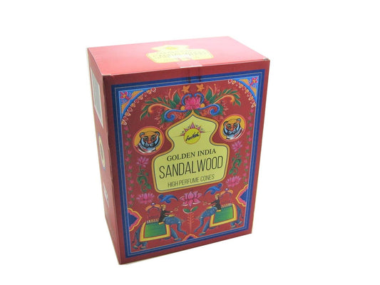 Sandalwood Perfume Backflow Cones by Sree Vani sticks scent - Spiral Circle