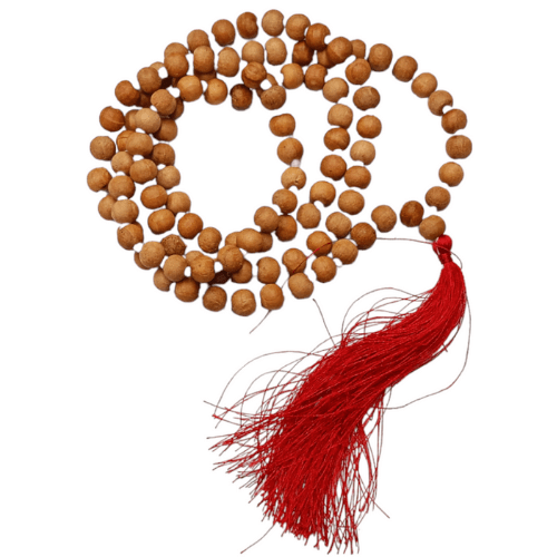 Sandlewood Mala 8 MM - Spiral Circle