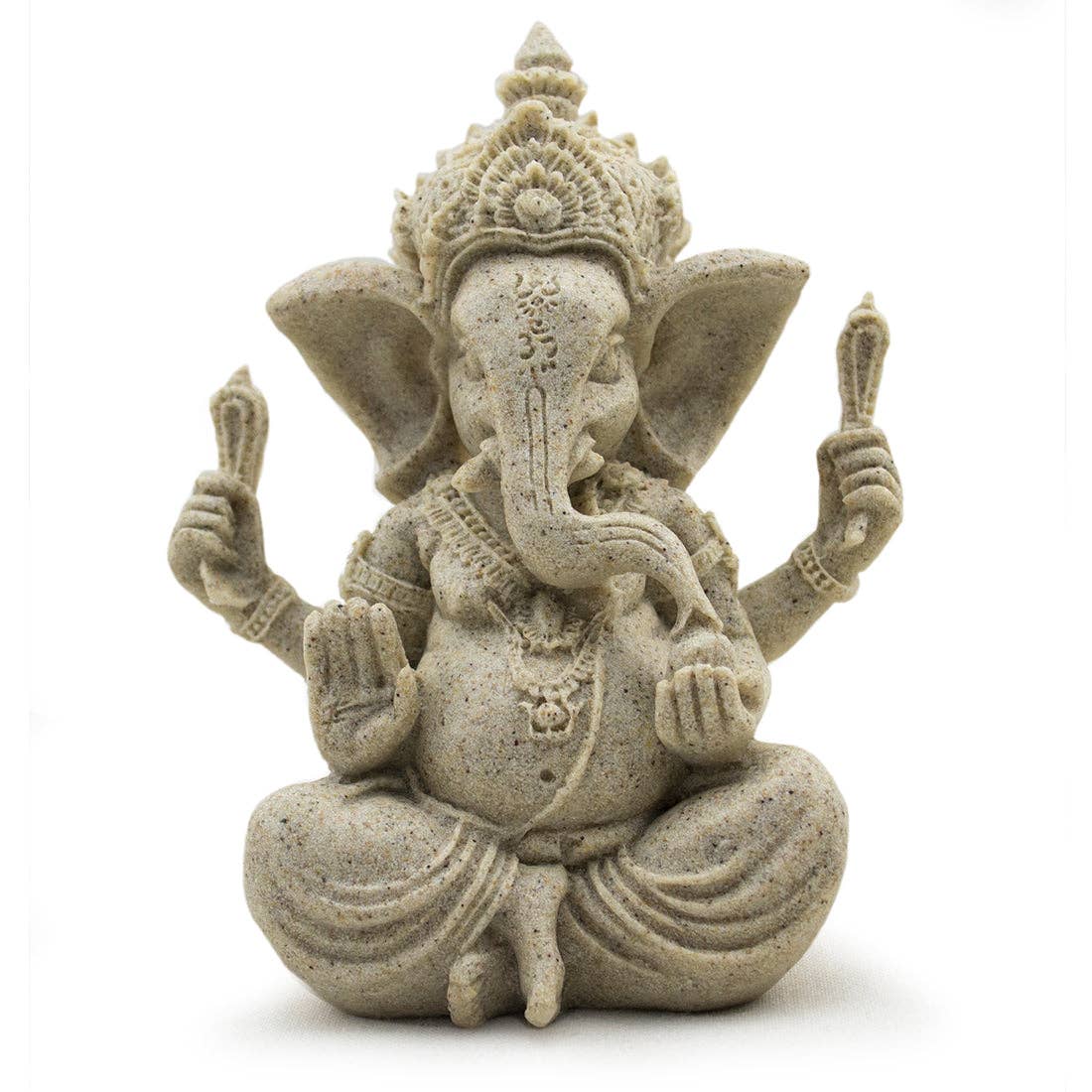 Sandstone Ganesh - Large - Spiral Circle