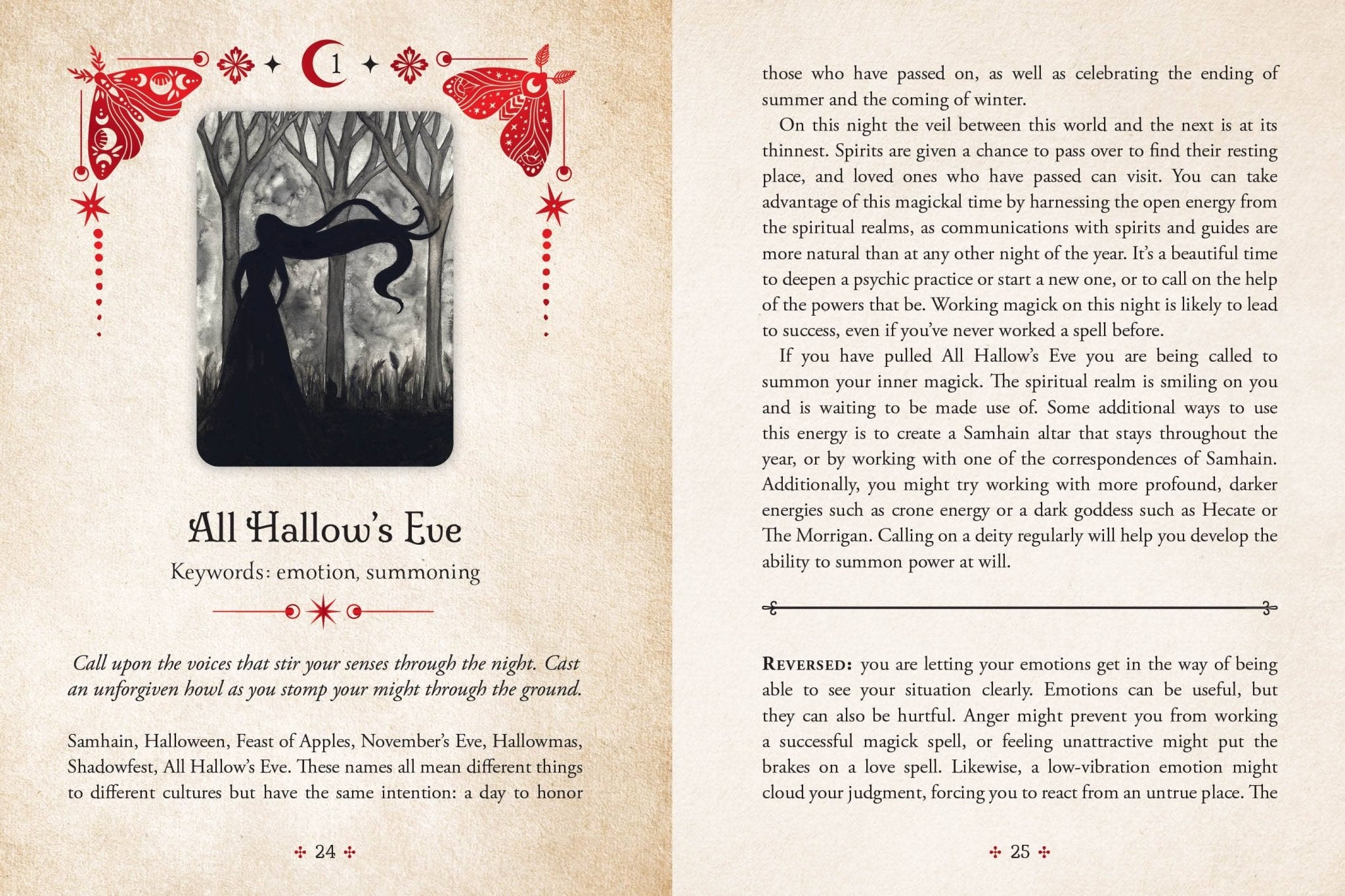 Seasons of the Witch: Samhain Oracle DELUXE EDITION - Spiral Circle