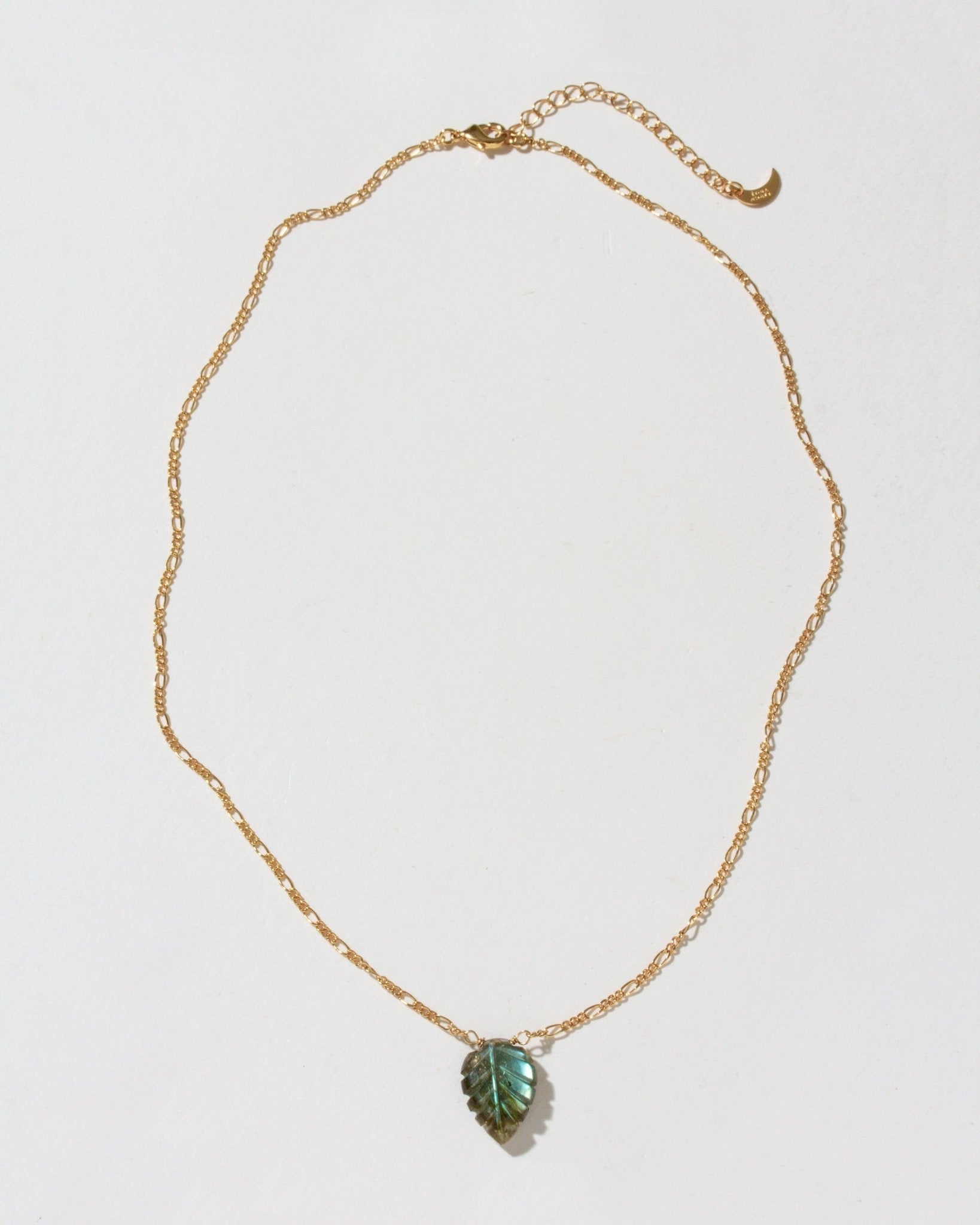 Secret Garden Gemstone Necklace | Labradorite - Spiral Circle