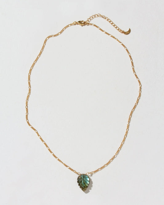 Secret Garden Gemstone Necklace | Labradorite - Spiral Circle