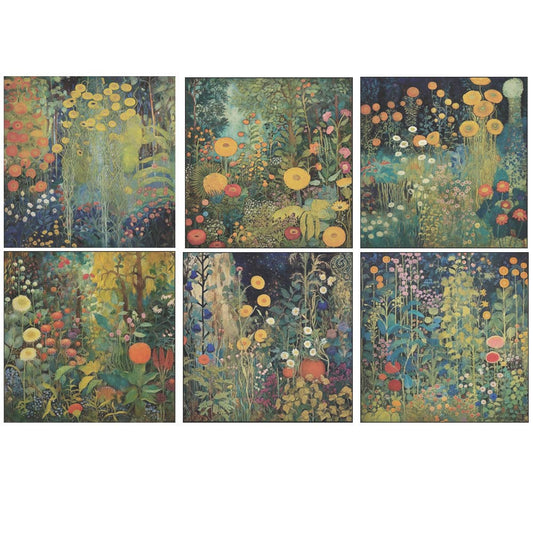 Secret Garden Matchbox Square | Assorted - Spiral Circle