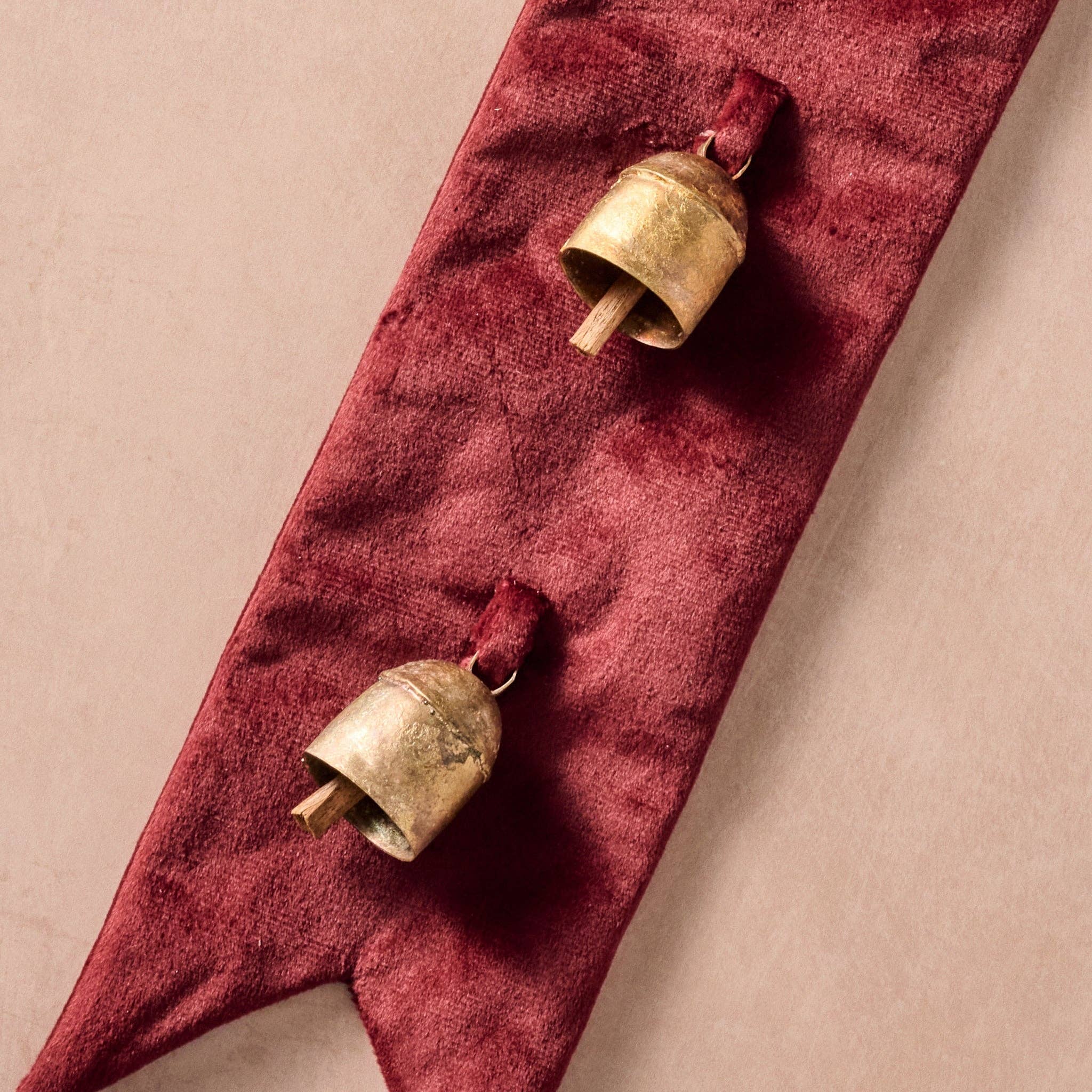 Seema Three Bells Door Hanger - Spiral Circle