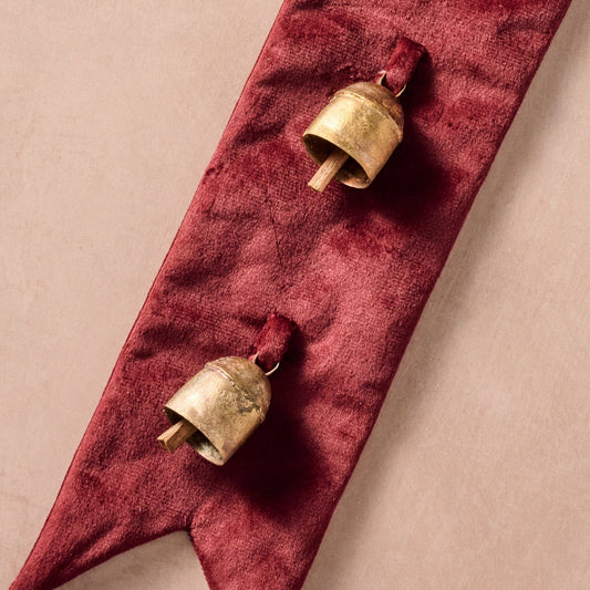 Seema Three Bells Door Hanger - Spiral Circle