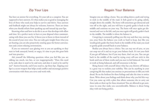 Self - Care for Caregivers by Susanne White - Spiral Circle