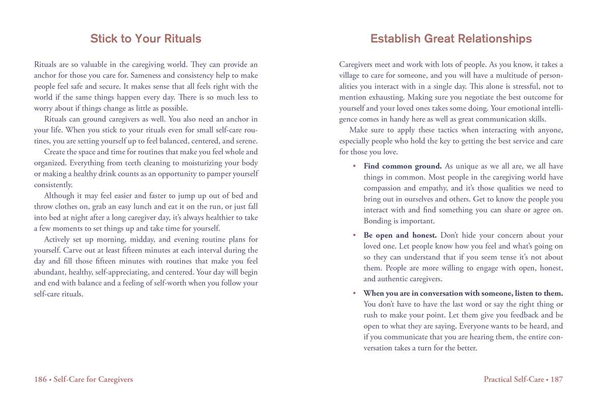 Self - Care for Caregivers by Susanne White - Spiral Circle