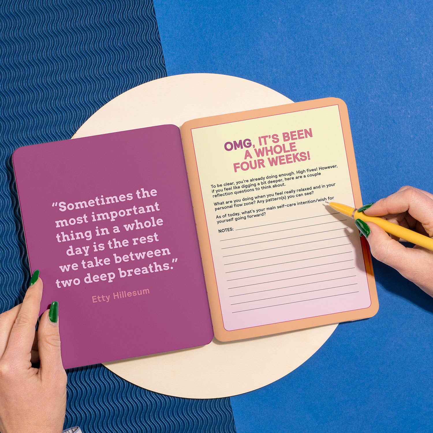 Self - Care Habit Tracker - Spiral Circle