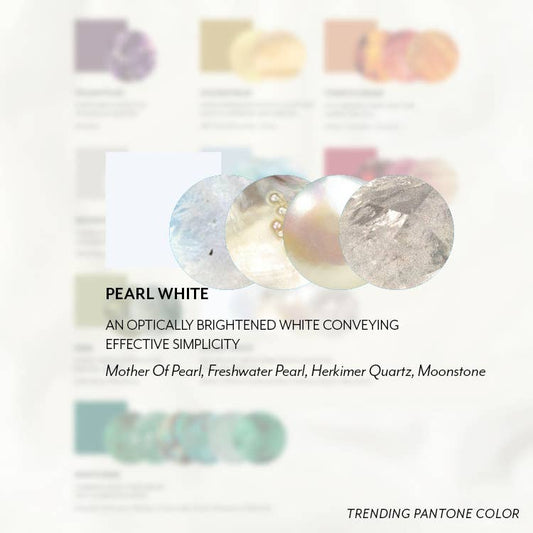 Self Love Toggle Necklace | Mother of Pearl - Spiral Circle