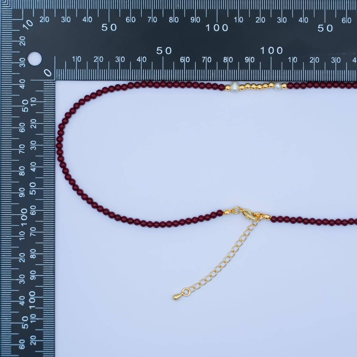 Shell Pearl Carnelian Bead Gemstone Necklace | 24K Gold Plated - Spiral Circle