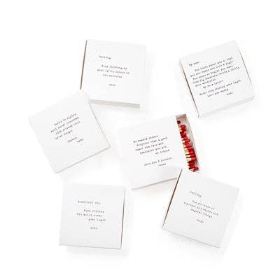 Shine Matches | Assorted - Spiral Circle