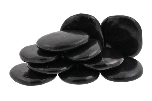 Shungite Pocket Stones - Spiral Circle