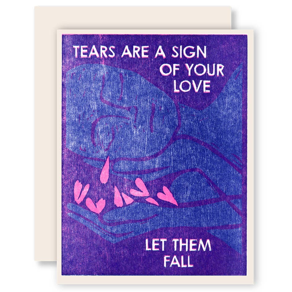 Sign of Your Love Letterpress Sympathy Card - Spiral Circle