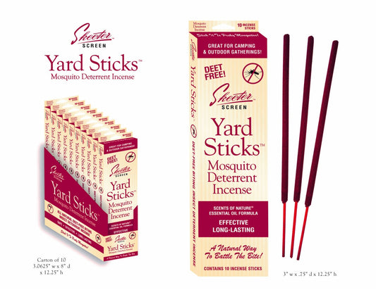 Skeeter Screen Travel Size Yard Sticks - Spiral Circle
