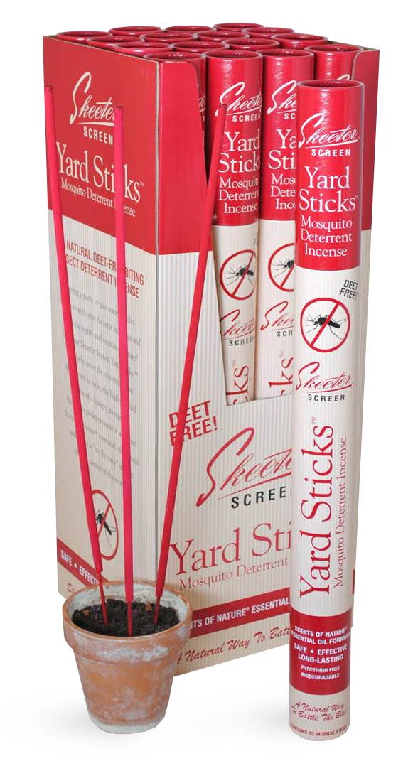 Skeeter Screen Yard Sticks - Spiral Circle