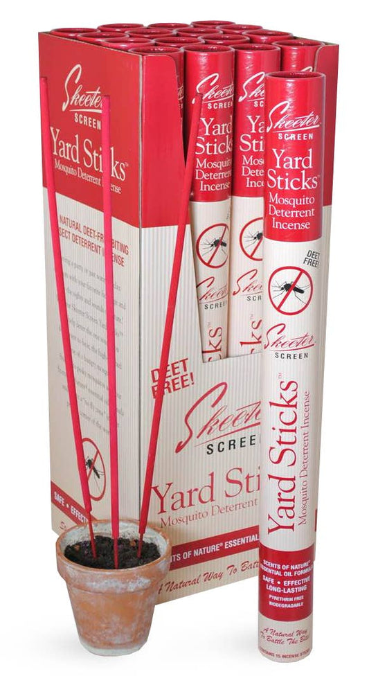 Skeeter Screen Yard Sticks - Spiral Circle