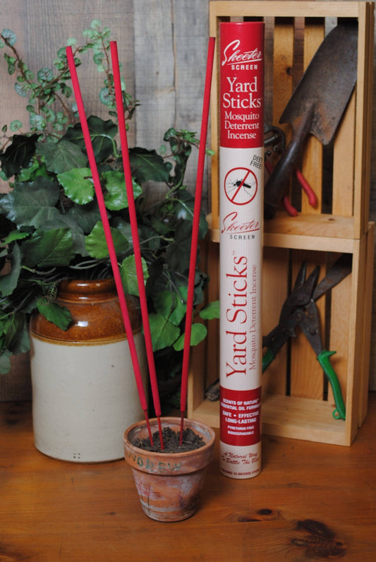 Skeeter Screen Yard Sticks - Spiral Circle